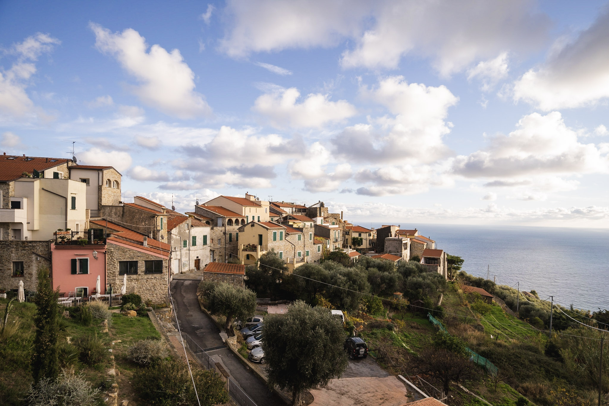 Cipressa - ein Dorf in Liguien